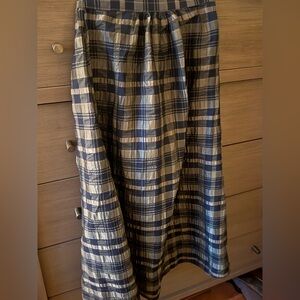 Wray Saturday Skirt in Green Weave